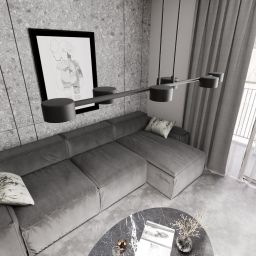 Emibig Megara lampa wisząca 6x12 W czarna 1439/6