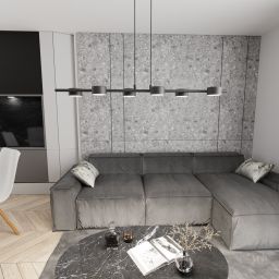 Emibig Sora lampa wisząca 6x12 W czarna 1440/6