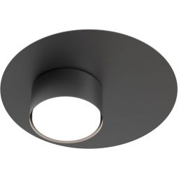 Emibig Bolx lampa podsufitowa 1x12 W czarna 1441/1