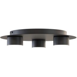 Emibig Bolx lampa podsufitowa 3x12 W czarna 1441/3