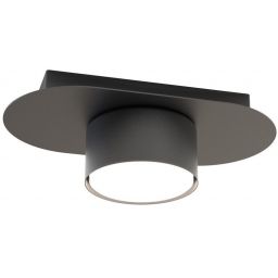 Emibig Stilo lampa podsufitowa 1x12 W czarna 1449/1