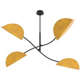 Emibig Lotus lampa wisząca 4x10 W musztardowy 1460/4