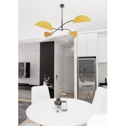 Emibig Lotus lampa wisząca 4x10 W musztardowy 1460/4