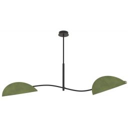 Emibig Lotus lampa podsufitowa 2x10 W zielona 1461/2