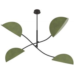 Emibig Lotus lampa podsufitowa 4x10 W zielona 1461/4