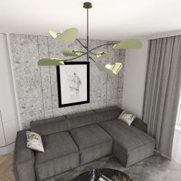 Emibig Lotus lampa podsufitowa 6x10 W zielona 1461/6