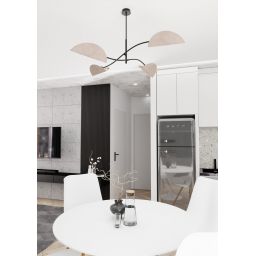 Emibig Lotus lampa podsufitowa 4x10 W szara 1462/4