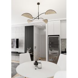 Emibig Lotus lampa podsufitowa 4x10 W naturalny 1463/4