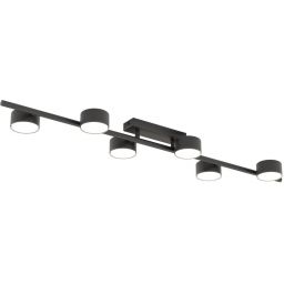 Emibig Bet lampa podsufitowa 6x12 W czarna 1467/6