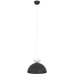 Emibig Lunaro lampa wisząca 1x12 W biała-czarna 1472/1S