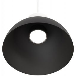 Emibig Lunaro lampa wisząca 1x12 W biała-czarna 1472/1S