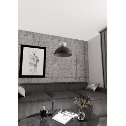 Emibig Lunaro lampa wisząca 1x12 W biała-czarna 1472/1S