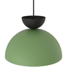 Emibig Lunaro lampa wisząca 1x12 W czarna-zielona 1473/1S