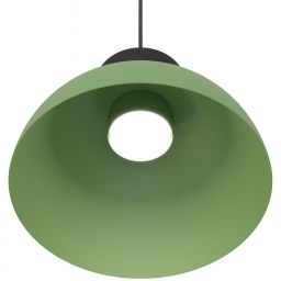 Emibig Lunaro lampa wisząca 1x12 W czarna-zielona 1473/1S