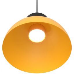 Emibig Lunaro lampa wisząca 1x12 W czarna-żółta 1474/1S