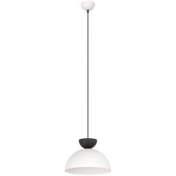 Emibig Lunaro lampa wisząca 1x12 W biała-czarna 1475/1S