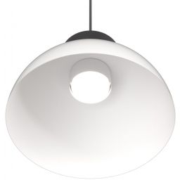 Emibig Lunaro lampa wisząca 1x12 W biała-czarna 1475/1S