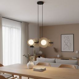 Emibig 4 BL Mokka lampa wisząca 4x8 W coffe 1488/4