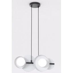 Emibig 4 BL Gray lampa wisząca 4x8 W szary 1489/4
