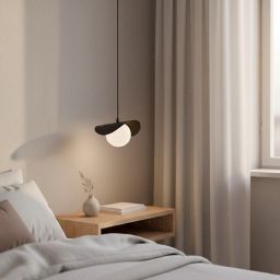 Emibig Ritual 1 Black lampa wisząca 1x8 W czarna 1490/1