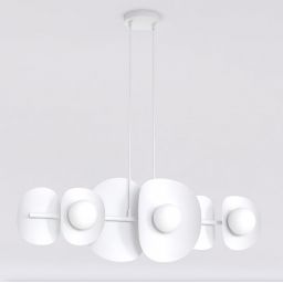 Emibig Elementi lampa wisząca 6x8 W biała 1492/6
