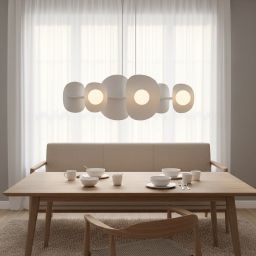 Emibig Elementi lampa wisząca 6x8 W biała 1492/6