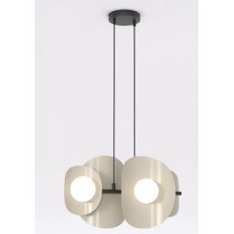 Emibig Elementi lampa wisząca 4x8 W cappuccino 1493/4