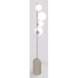 Emibig Etno lampa stojąca 4x8 W beżowa 1501/LP4
