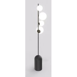 Emibig Etno lampa stojąca 4x8 W czarna 1503/LP4