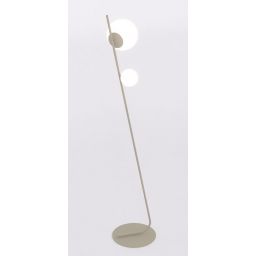 Emibig Tatu lampa stojąca 2x8 W kremowa 1506/LP2
