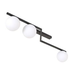 Emibig Naton lampa podsufitowa 3x10 W czarna 1508/3