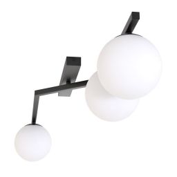 Emibig Naton lampa podsufitowa 3x10 W czarna 1508/3