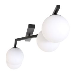 Emibig Naton lampa podsufitowa 4x10 W czarna 1508/4