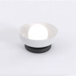 Emibig Ozzy lampa stołowa 1x8 W czarna/szara 1518/LN1