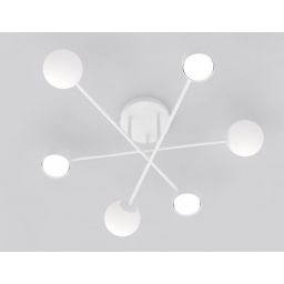 Emibig Halon lampa podsufitowa 6x8 W biała 1559/6