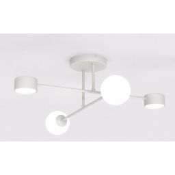Emibig Holon lampa podsufitowa 4x8 W szara 1560/4
