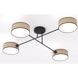 Emibig Maga lampa podsufitowa 4x10 W beżowa 1571/4