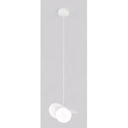 Emibig Ritual lampa wisząca 1x8 W biała 1584/1