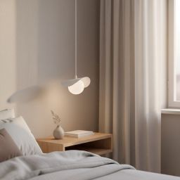 Emibig Ritual lampa wisząca 1x8 W biała 1584/1