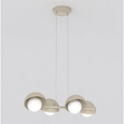 Emibig Boom lampa wisząca 4x8 W cappuccino 1590/4