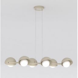 Emibig Boom lampa wisząca 6x8 W cappuccino 1590/6