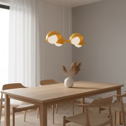 Emibig Boom lampa wisząca 4x8 W pomarańczowa 1591/4