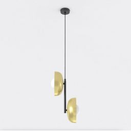 Emibig Vanila lampa wisząca 2x8 W złota 1596/2