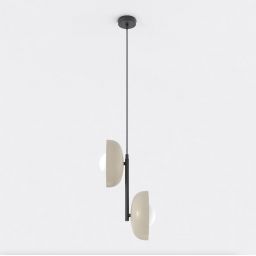 Emibig Vanila lampa wisząca 2x8 W beżowa 1598/2