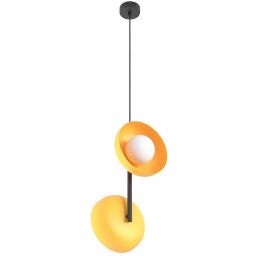 Emibig Vanila lampa wisząca 2x8 W pomarańczowa 1599/2