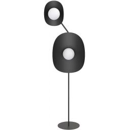 Emibig Delulu lampa stojąca 2x8 W czarna 1600/LP2