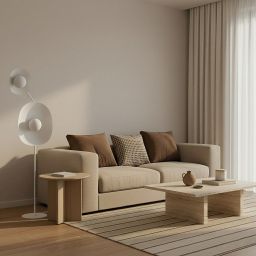 Emibig Delulu lampa stojąca 2x8 W biała 1601/LP2