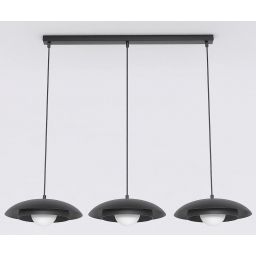 Emibig Skin lampa wisząca 3x8 W czarna 1603/3