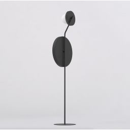 Emibig Kiss lampa stojąca 2x8 W czarna 1607/LP2