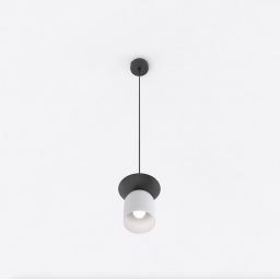 Emibig Ego lampa wisząca 1x10 W czarna 1611/1